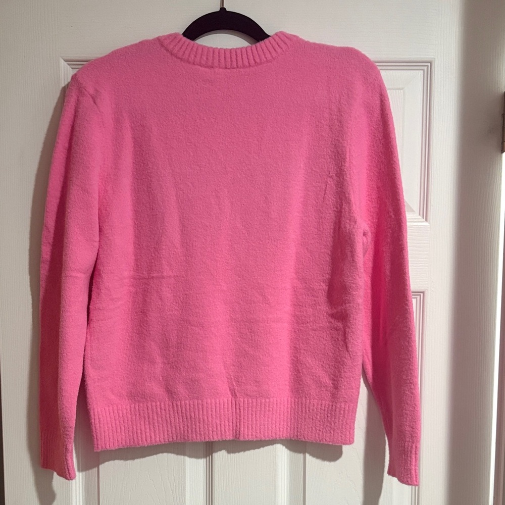 Wicked Pink Crew Neck Sweater - Picture 2 of 3